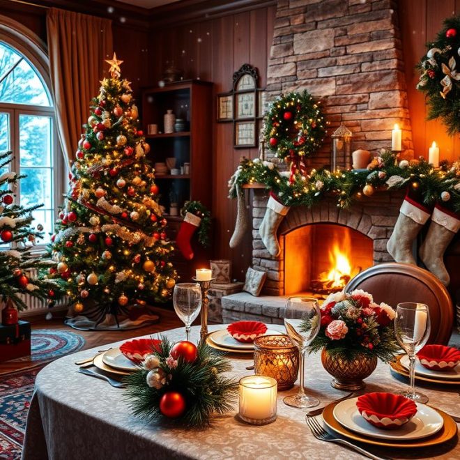 Von der Deko bis zum Festmahl: Ein Leitfaden für ein unvergessliches Weihnachten zu Hause.