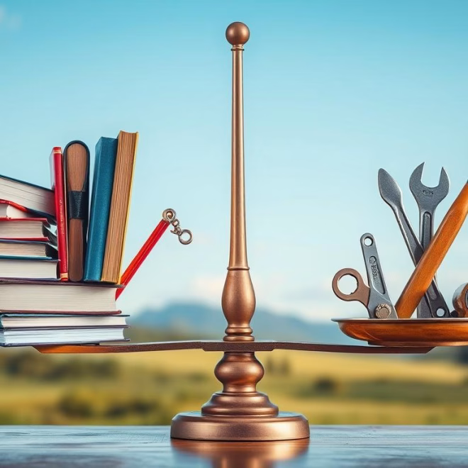 Die Balance zwischen Bildung und praktischer Erfahrung
