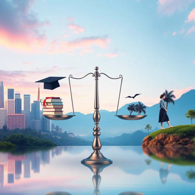 Die Work-Life-Balance im Spannungsfeld von Bildung und Beruf
